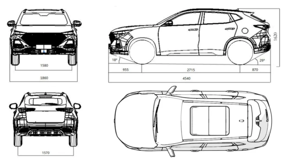 changan cs35 max сбоку спереди кроссовер оттс 