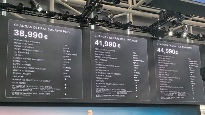 В Китае Changan Deepal S05 Electric Sup запущен в Европе за 45 780 долларов США