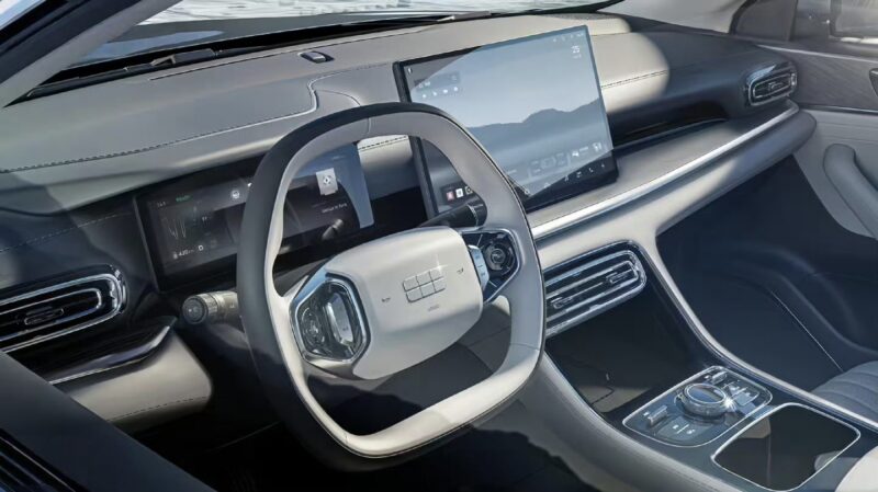 В Китае Geely официально представила новый гибридный седан Galaxy Starshine 6 Em-I