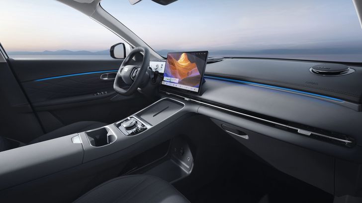 Интерьер Geely EX5 EM-i Интерьер Geely EX5 EM-i