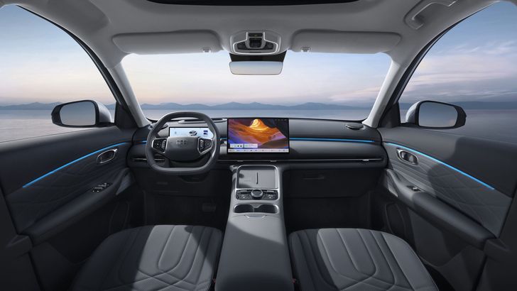 Интерьер Geely EX5 EM-i Интерьер Geely EX5 EM-i