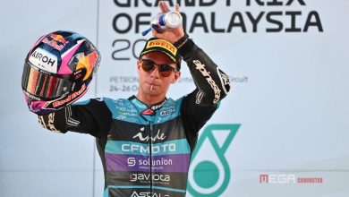 Китайская команда CFMOTO Aspar вновь блистала в Малайзии: Алонсо стал вице-чемпионом Moto2, а Килес — новичком года. Китайская команда CFMOTO Aspar вновь блистала в Малайзии: Алонсо стал вице-чемпионом Moto2, а Килес — новичком года.