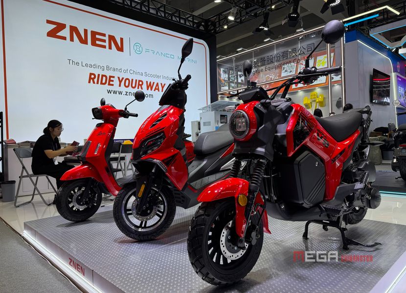 Chinese Scooters at the 138th Canton Fair Chinese Scooter at the 138th canton fair znen megachinamotor 05
