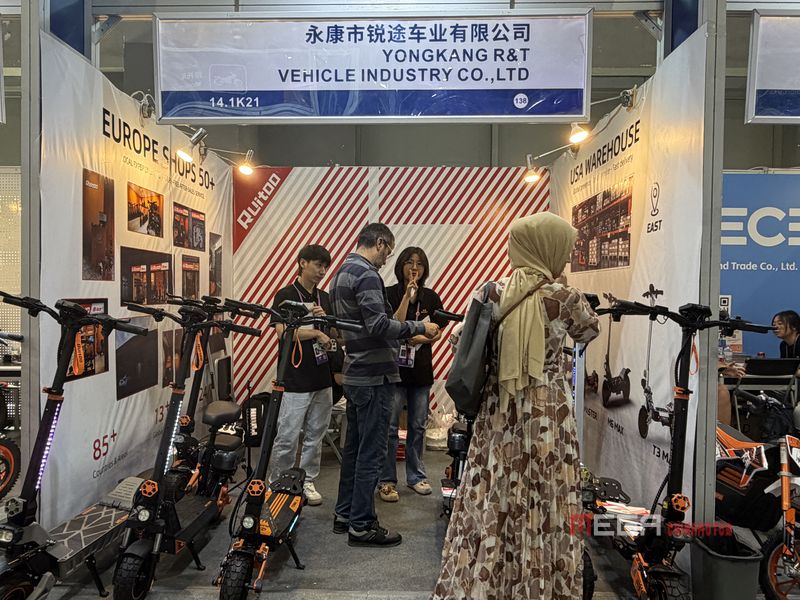 Electric Scooters & E-Bikes & E-Kick Scooters at the 138th Canton Fair Electric Scooters E Bikes E Kick Scooters at the 138th Canton Fair ruitoo megachinamotor