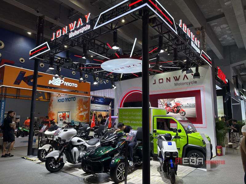 Chinese Motorcycles at the 138th Canton Fair Motorcycles of all displacement at the 138th Canton Fair JONWAY megachinamotor