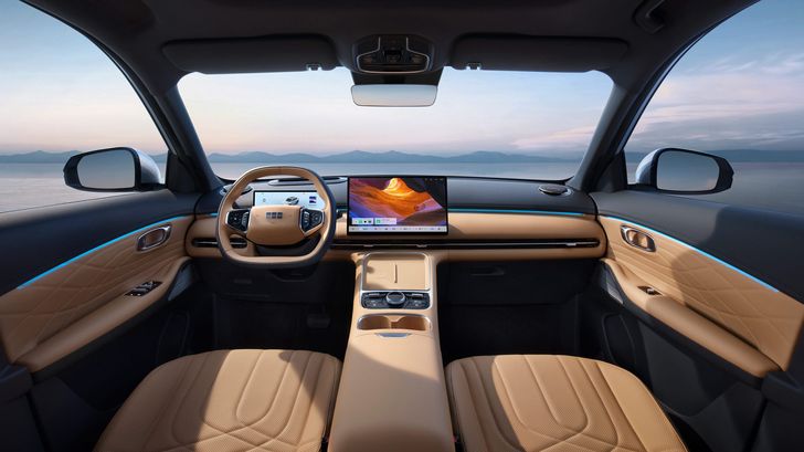 Интерьер Geely EX5 EM-i Интерьер Geely EX5 EM-i