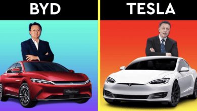 В Китае BYD опережает Tesla по мировым продажам полностью электрических автомобилей, имея уже почти 400-тысячное преимущество в 2025 году. В Китае BYD опережает Tesla по мировым продажам полностью электрических автомобилей, имея уже почти 400-тысячное преимущество в 2025 году.
