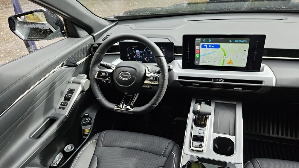 gac gs4 awd с полным приводом тест салон интерьер