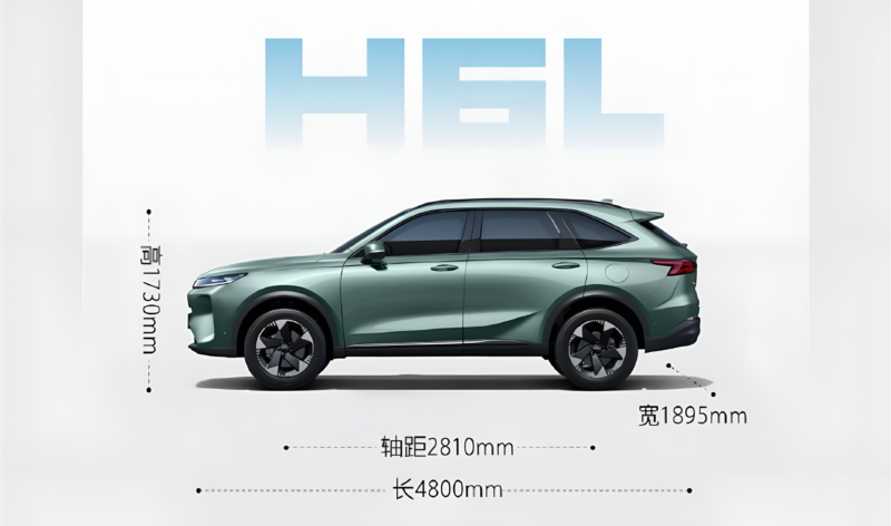В Китае представлены официальные изображения Haval H6L с дизайном, вдохновленным Xiaolong Max, старт продаж в ноябре 2025 года.