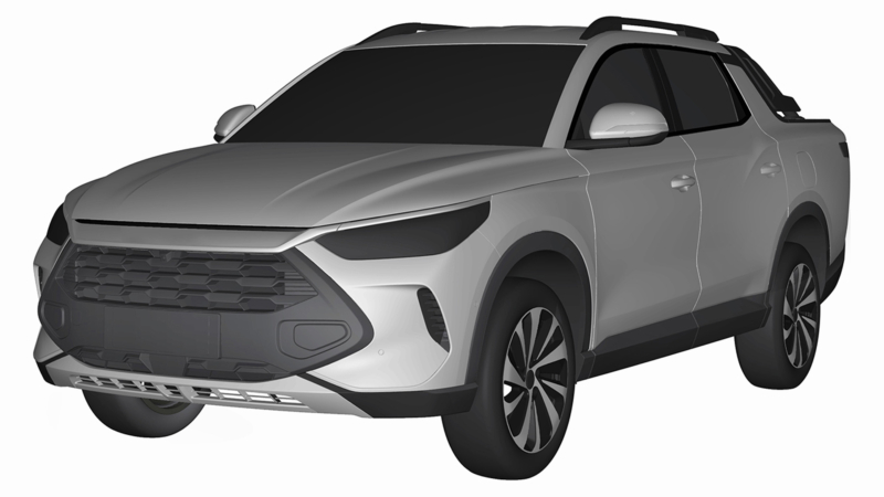 В Китае новый пикап BYD регистрирует патенты в ЕС, готовясь к мировому релизу.