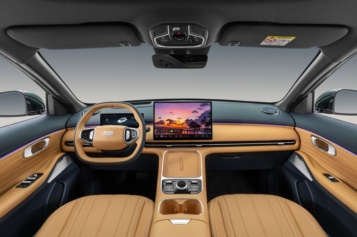 Интерьер Geely EX5 EM-i Интерьер Geely EX5 EM-i