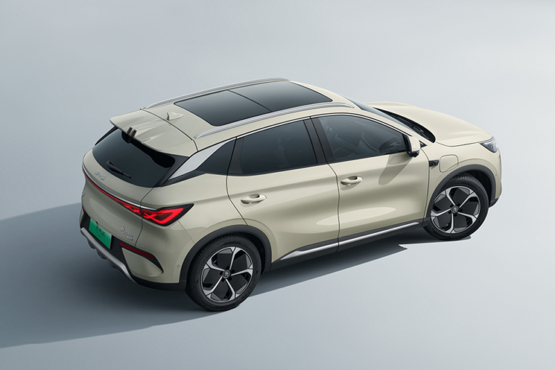 В Китае обновленный BYD Atto 3 с батареей Blade 74.880 кВтч достигнет запаса хода 650 км.