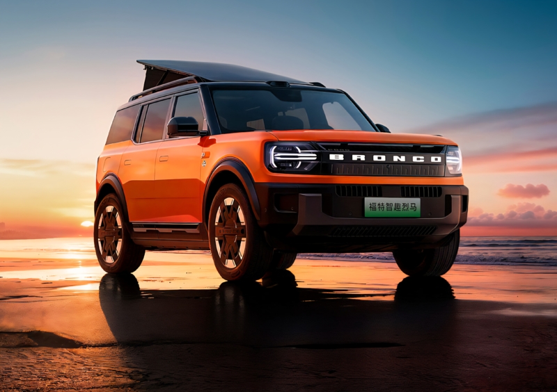 В Китае дебютировал внедорожник нового поколения Ford Bronco EV по цене от 32 300 USD