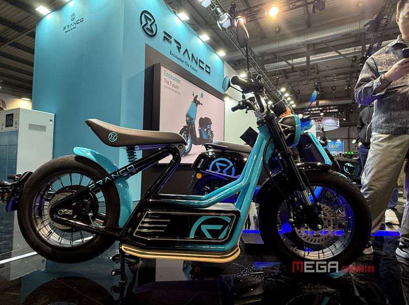 Chinese Electric Scooters、Off-roads and Kick-scooters Shine at EICMA 2025: Innovation Driving the Future of Mobility Chinese Electric Two wheeler Brands Shine at EICMA 2025 China Electric Motorcycle news MEGA CHINAMOTOR FRANCO 02 1