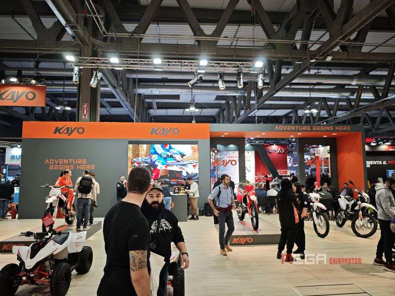 Chinese Electric Scooters、Off-roads and Kick-scooters Shine at EICMA 2025: Innovation Driving the Future of Mobility Chinese Electric Two wheeler Brands Shine at EICMA 2025 China Electric Motorcycle news MEGA CHINAMOTOR REALENERGY