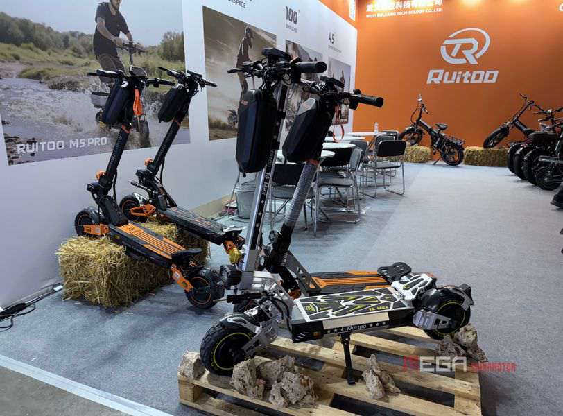 Chinese Electric Scooters、Off-roads and Kick-scooters Shine at EICMA 2025: Innovation Driving the Future of Mobility Chinese Electric Two wheeler Brands Shine at EICMA 2025 China Electric Motorcycle news MEGA CHINAMOTOR RUITOO 02