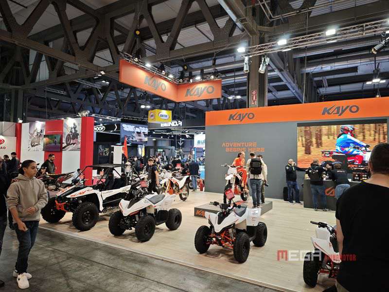 Chinese Electric Scooters、Off-roads and Kick-scooters Shine at EICMA 2025: Innovation Driving the Future of Mobility Chinese Electric Two wheeler Brands Shine at EICMA 2025 China Electric Motorcycle news MEGA CHINAMOTOR REALENERGY 02