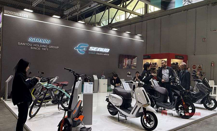 Chinese Electric Scooters、Off-roads and Kick-scooters Shine at EICMA 2025: Innovation Driving the Future of Mobility Chinese Electric Two wheeler Brands Shine at EICMA 2025 China Electric Motorcycle news MEGA CHINAMOTOR SENUO