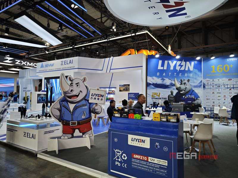 Chinese Two-Wheeler Parts & Accessories and Components Shine at EICMA 2025 Chinese Two-Wheeler Parts & Accessories and Components Shine at EICMA 2025 Chinese Two Wheeler Parts Accessories and Components Shine at EICMA 2025 China Motorcycle news MEGA CHINAMOTOR LIYON 02 1