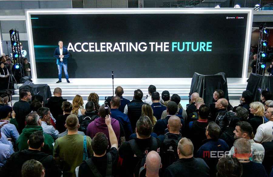 FASTER TO THE FUTURE: CFMOTO Unveils Next Generation Products and Innovations to A Packed 2025 EICMA Audience FASTER TO THE FUTURE: CFMOTO Unveils Next Generation Products and Innovations to A Packed 2025 EICMA Audience CFMOTO EICAM 2025 Newsletter Photo China Motorcycle news MEGA CHINAMOTOR 02 1