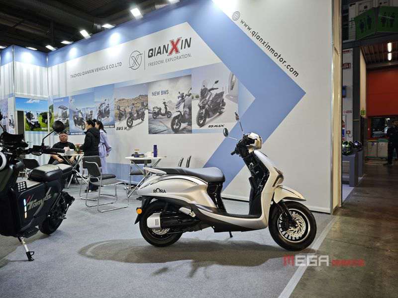 From China to the World —— Chinese Scooter Brands Shine at EICMA 2025 From China to the World —— Chinese Scooter Brands Shine at EICMA 2025 Chinese Scooter Brands Shine at EICMA 2025 China Motorcycle news MEGA CHINAMOTOR QIANXIN 03