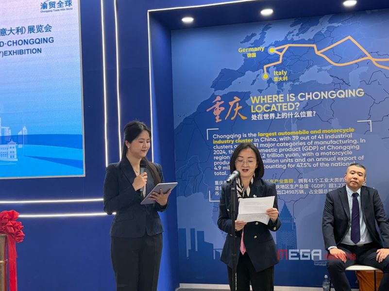 “Chongqing Trade With World · Chongqing Motorcycle And Parts(ITALY) Exhibition” Grandly Opens in Milan “Chongqing Trade With World · Chongqing Motorcycle And Parts(ITALY) Exhibition” Grandly Opens in Milan Chongqing Trade With World China Motorcycle news MEGA CHINAMOTOR 04