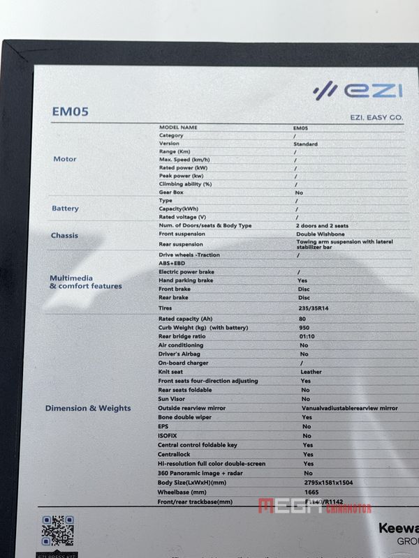 EZI EM05 — The First Smart Electric Vehicle for Young European Users EZI EM05 — The First Smart Electric Vehicle for Young European Users EZI EM05 at EICMA 2025 China Motorcycle megachinamotor 07