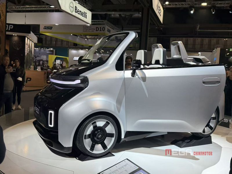 EZI EM05 — The First Smart Electric Vehicle for Young European Users EZI EM05 — The First Smart Electric Vehicle for Young European Users EZI EM05 at EICMA 2025 China Motorcycle megachinamotor 08