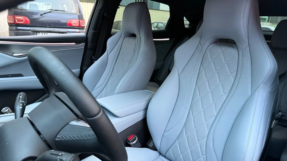 BYD Sealion 7 казахстан тест салон интерьер сиденья первый ряд