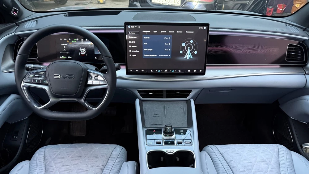 BYD Sealion 7 казахстан тест салон интерьер