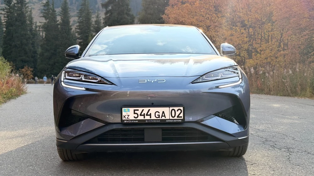 BYD Sealion 7 казахстан тест спереди шимбулак