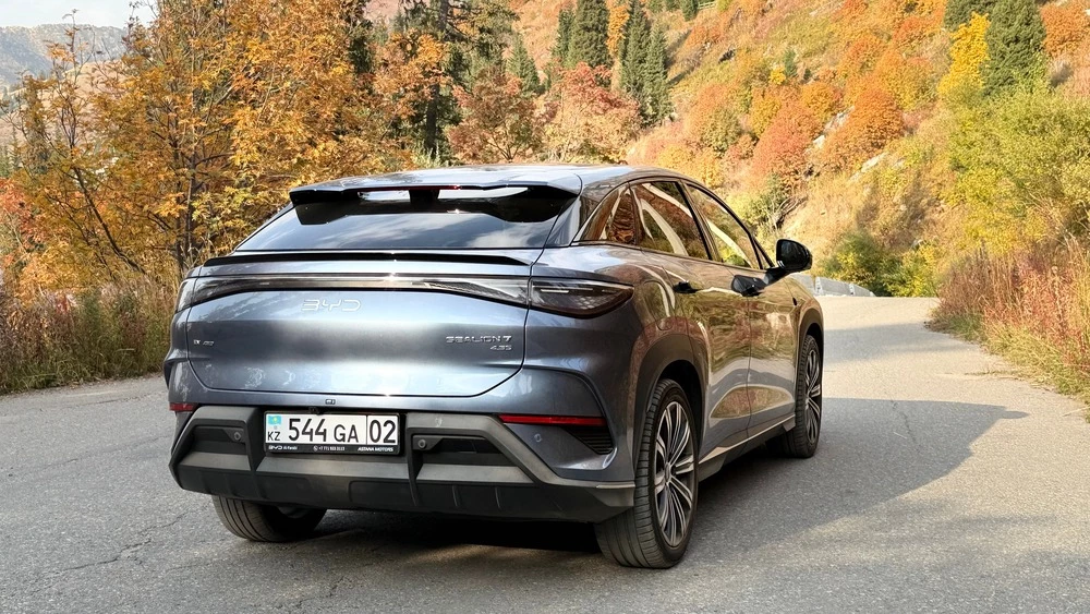 BYD Sealion 7 казахстан тест сбоку сзади шимбулак