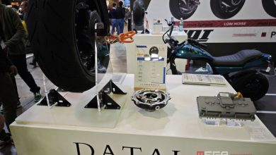 На выставке EICMA 2025, китайские производители продемонстрировали запасные части для двухколесного транспорта.
