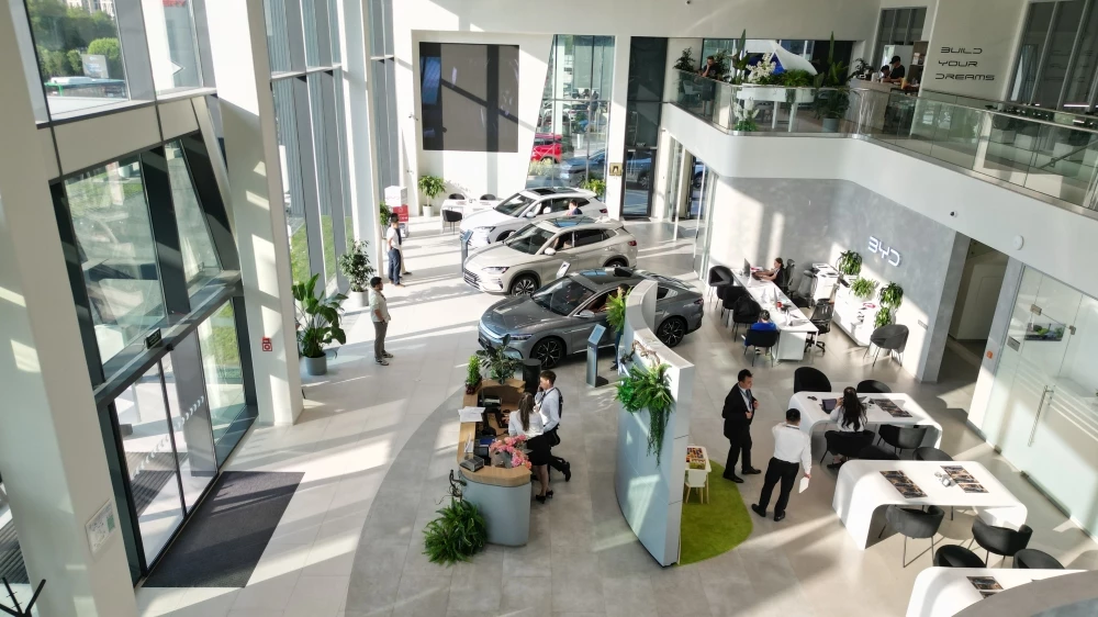 дилер BYD Al-Farabi салон автосалон в Казахстане Алматы