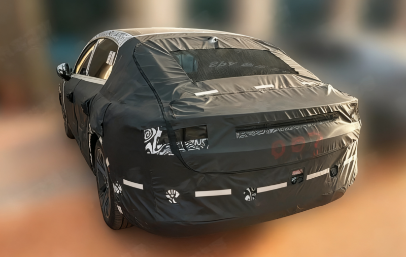 В Китае замечен прототип седана Smart #6 с системой полного гибрида.