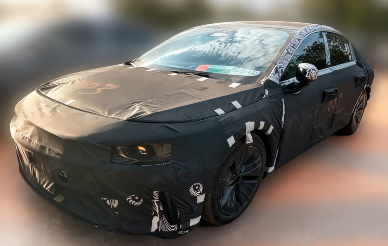 В Китае замечен прототип седана Smart #6 с системой полного гибрида.