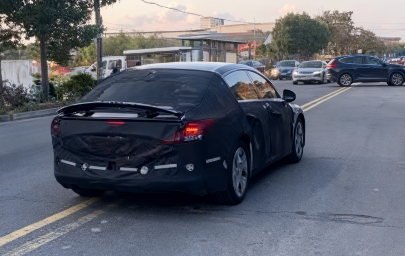 В Китае замечен прототип седана Smart #6 с системой полного гибрида.