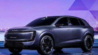 В Китае на выставке Гуанчжоу 2025, дебютировал электрический Audi E SUV Concept, брат модели E5, с зарядкой 800В.
