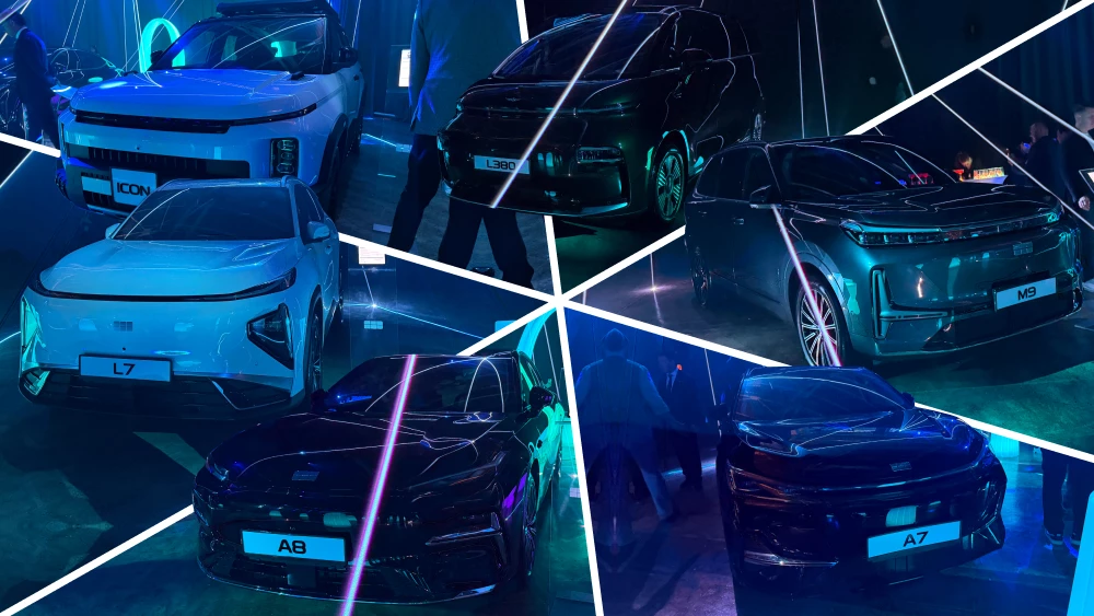 Geely Galaxy привезет 6 моделей в Казахстан в 2026 году m9 l7 a7 a8 icon l380