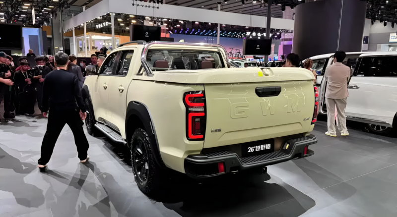 В Китае представлен пикап GWM Cannon 2026 с дизельным двигателем 480 Нм и девятью режимами.