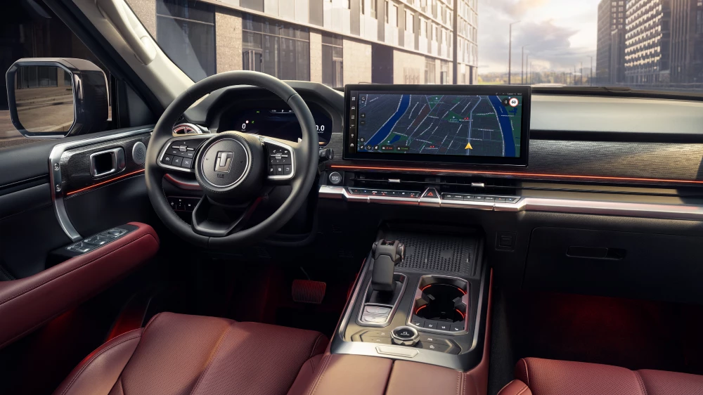 Внедорожник Tank 400 получил важное обновление мультимедийной системы в России салон подключаемые сервисы яндекс авто навигатор книги музыка голосовой помощник