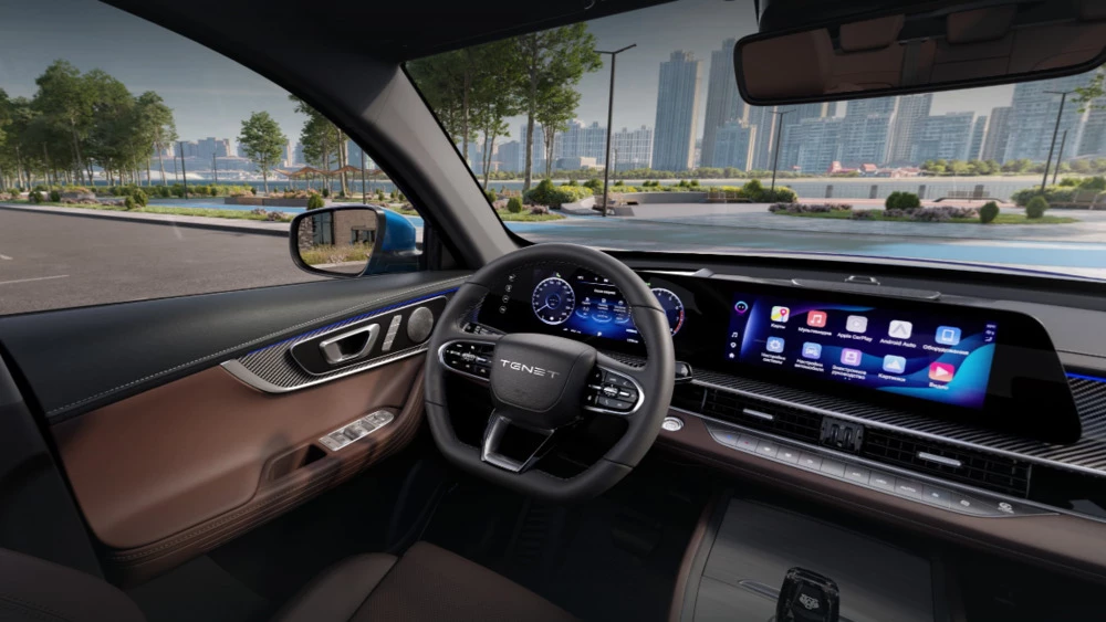 Tenet T7 с полным приводом комплектации салон интерьер