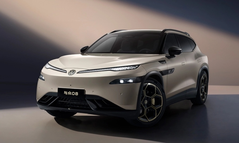 В Китае представлен VW ID. UNYX 08: 5-метровый электрокар с двойными моторами и запасом хода 700 км.