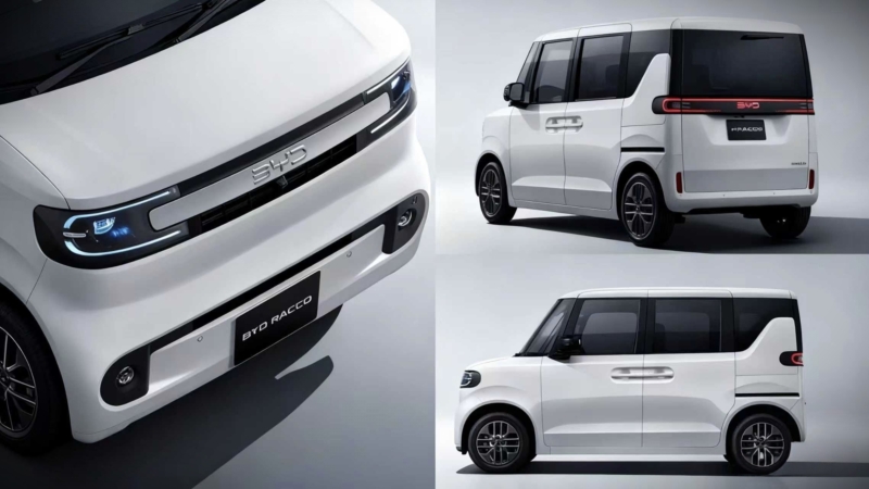 В Китае BYD нацелилась на переполненный японский рынок K-car, представив электромобиль Racco.