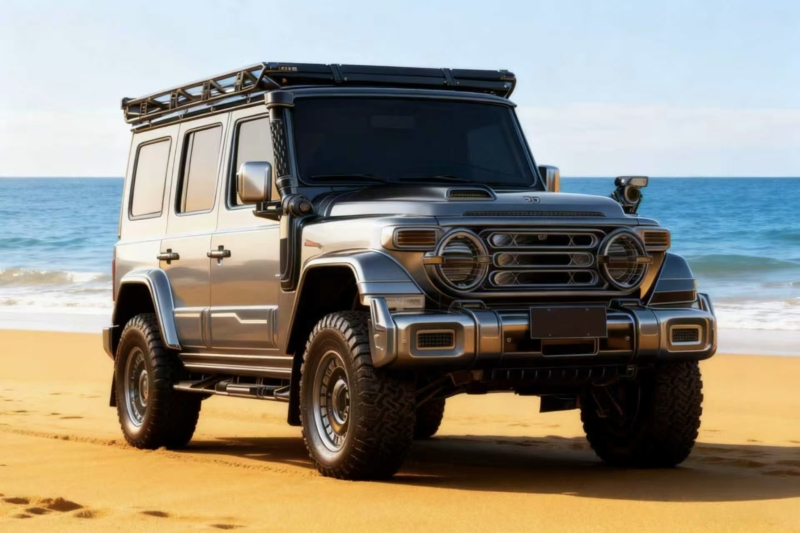 На автосалоне в Гуанчжоу BAW 212 T01 продемонстрируют как классические версии, так и новые кабриолеты и пикапы.