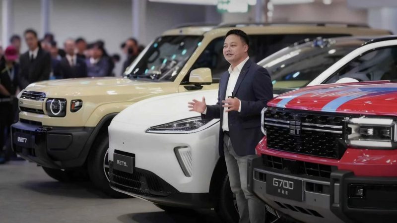 В Китае новый большой кроссовер Chery Fulwin T9L поражает ускорением за 5 секунд и ADAS Horizon 6P.