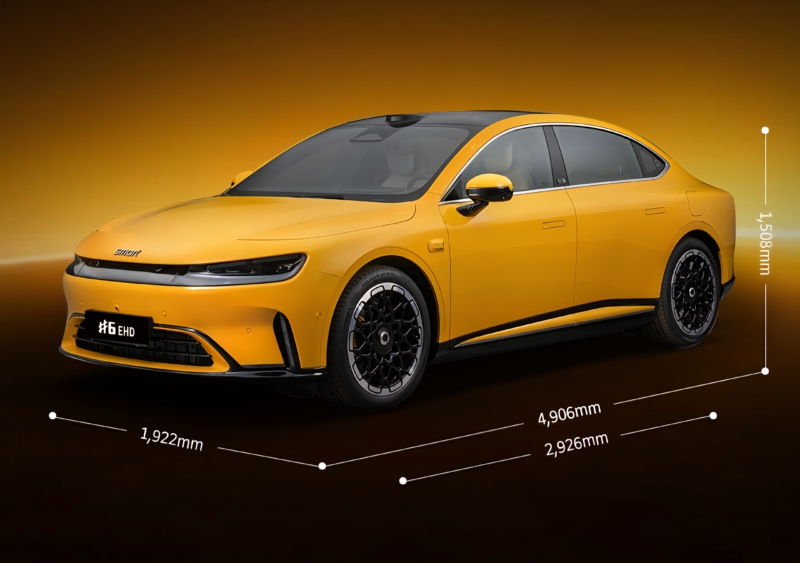 В Китае представлен Smart #6 PHEV с запасом хода 1810 км и мощностью 429 л.с.