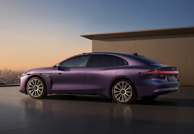 В Китае GAC Hyptec A800, флагманский EREV-седан с автопилотом L3 от Huawei, доступен для предзаказа.