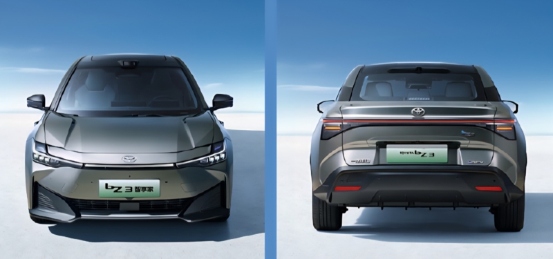 В Китае стартовали продажи нового электроседана FAW-Toyota bZ3 с лидаром, системой ADAS Momenta 5.0 и батареей BYD Blade, цена от 15700 USD