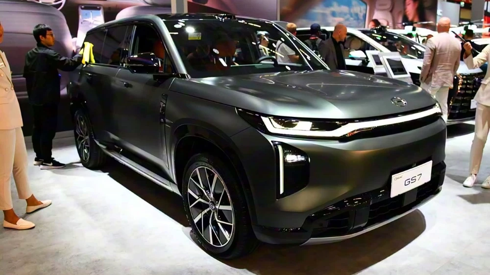 gac s7 кроссовер спереди сбоку гибридный мюнхен iaa mobility 2025
